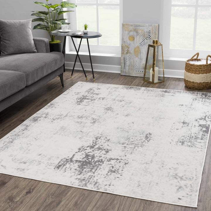 H&F Gray Ivory Rug d