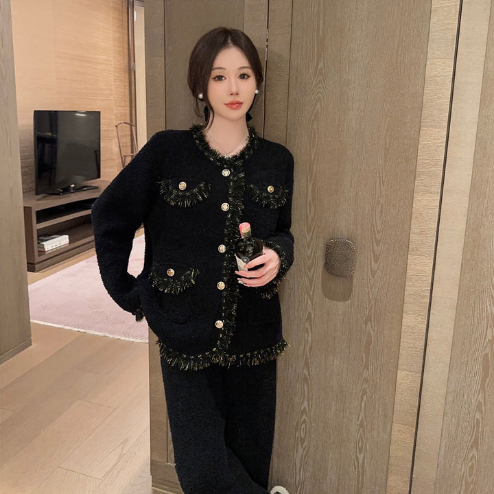 H&F French Velvet Pajamas c
