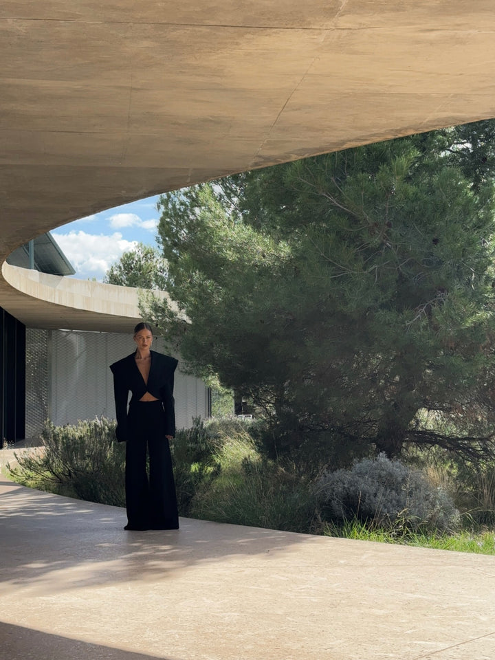 High Waist Pants Set