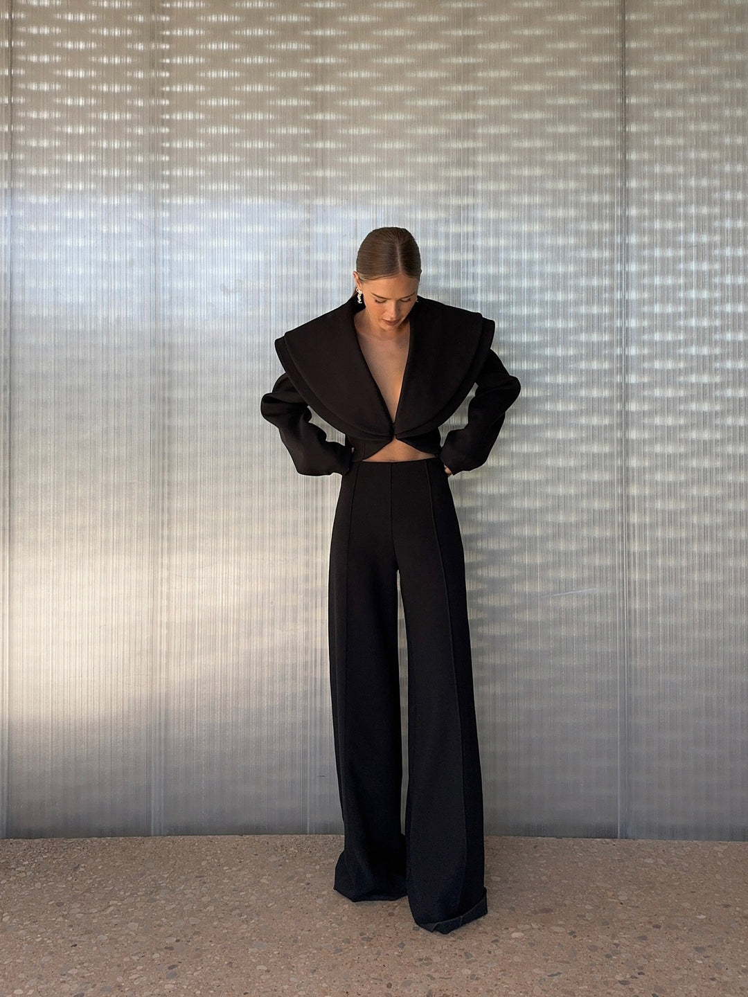 High Waist Pants Set