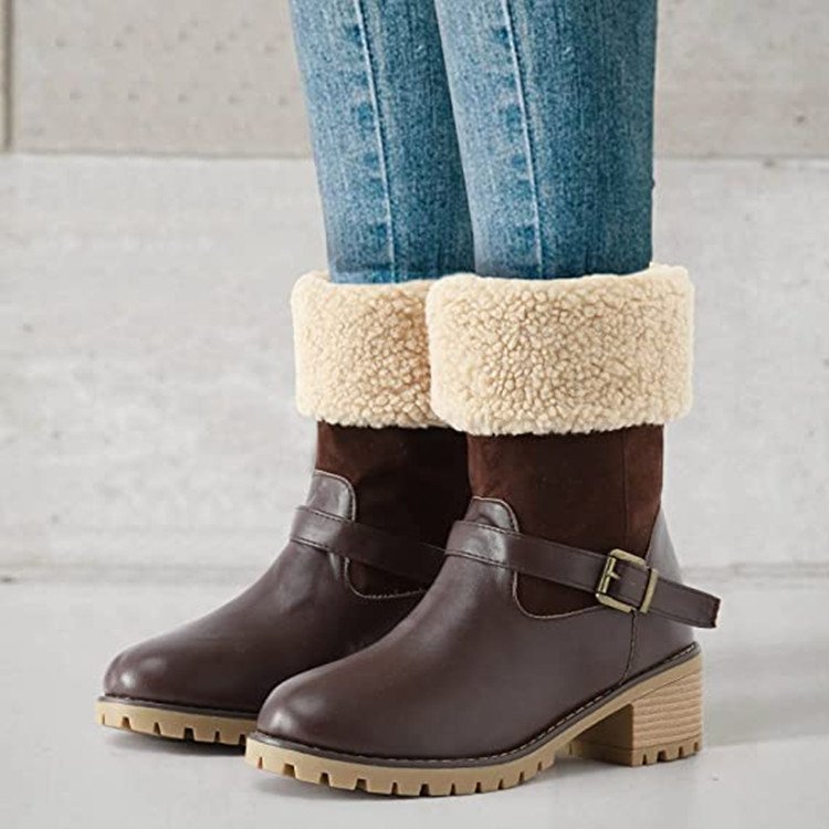 H&F Buckle Chunky Boots c