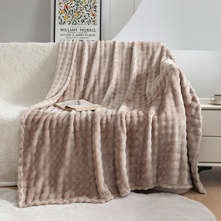 Bubble Flannel Air Conditioner Blanket ♡ Free Shipping