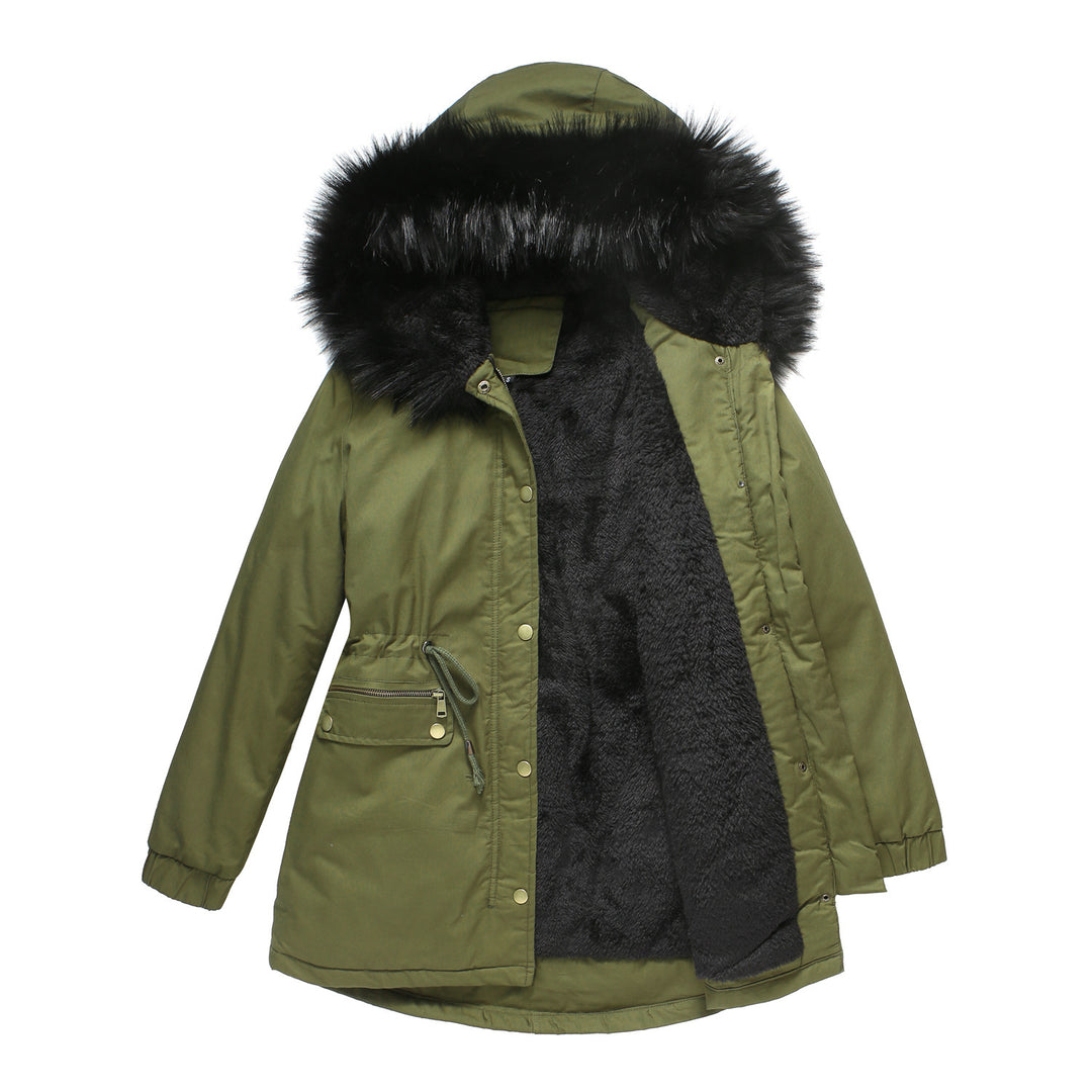 H&F Hooded Fur Cotton c