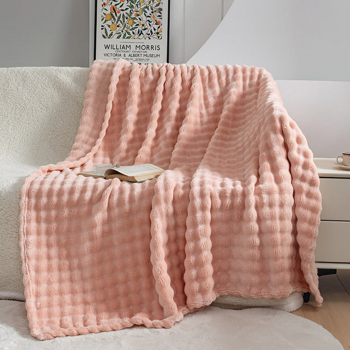 Bubble Flannel Air Conditioner Blanket ♡ Free Shipping