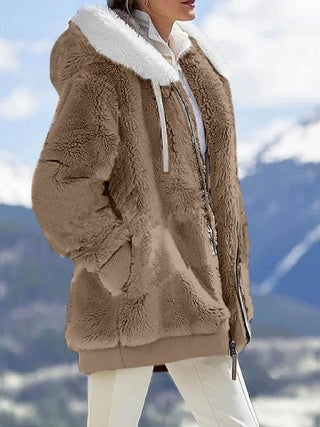 Hooded Warm Plush Jacket