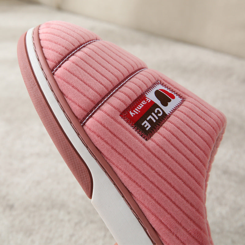 H&F Couple Cotton Slippers c