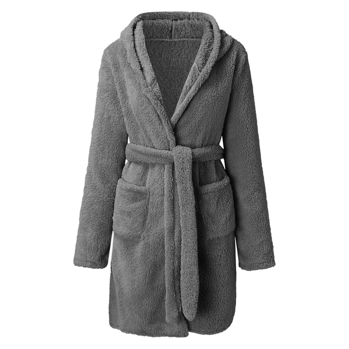 H&F Hooded Warm Bathrobe c