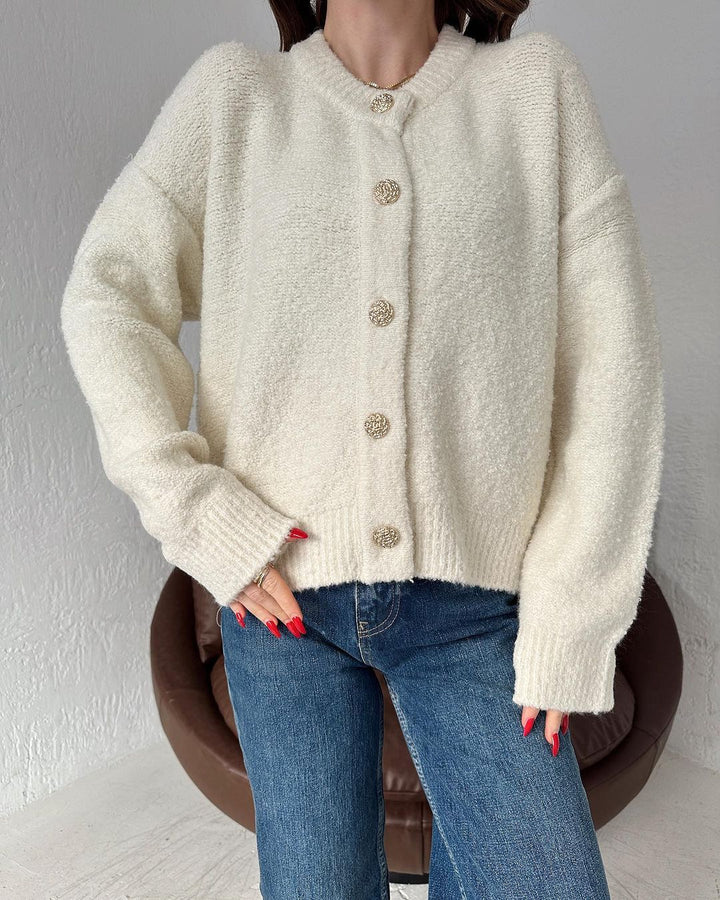 H&F Round Neck Button c