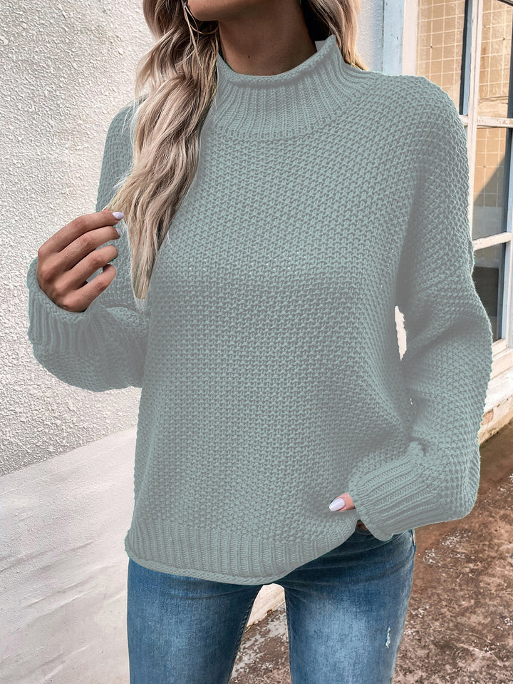H&F Stand Collar Sweater c