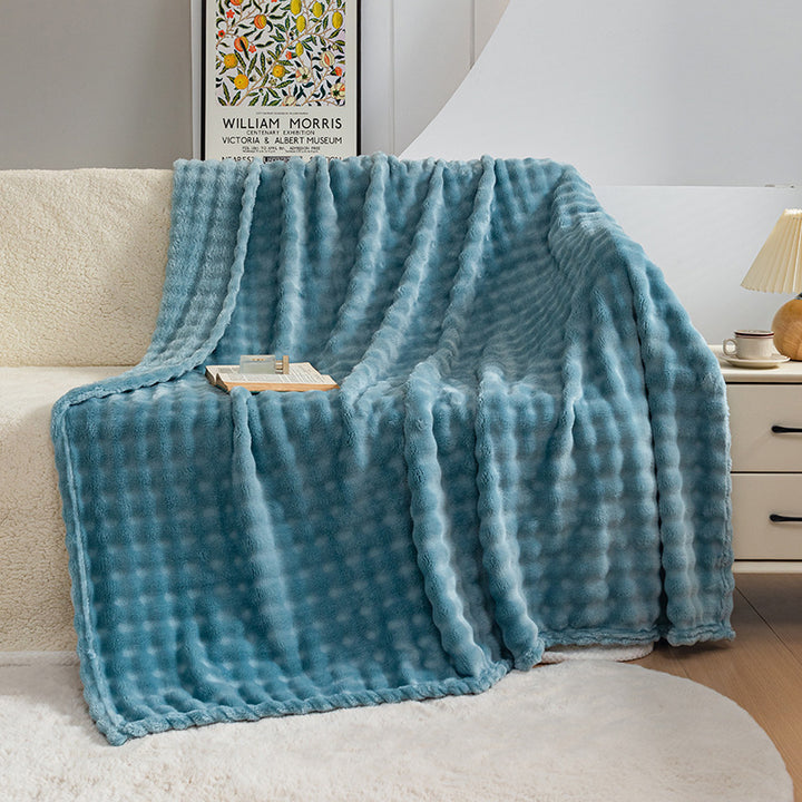 Bubble Flannel Air Conditioner Blanket ♡ Free Shipping