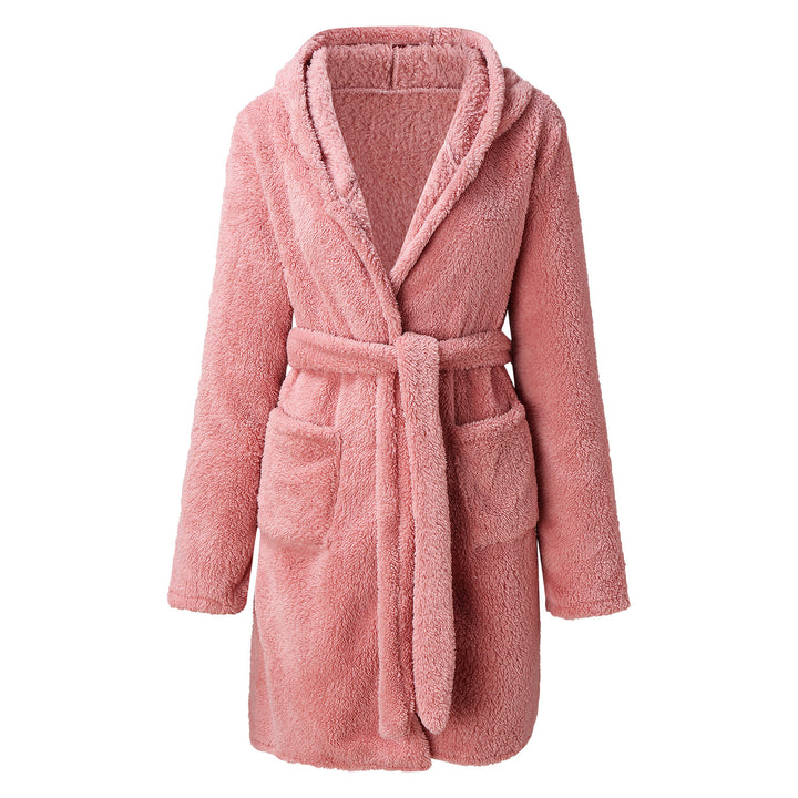 H&F Hooded Warm Bathrobe c