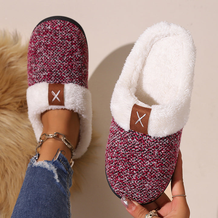 H&F Thick Plush Slippers c