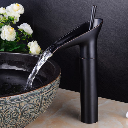 Bronze Above Counter Basin Washbasin Basin Art Faucet