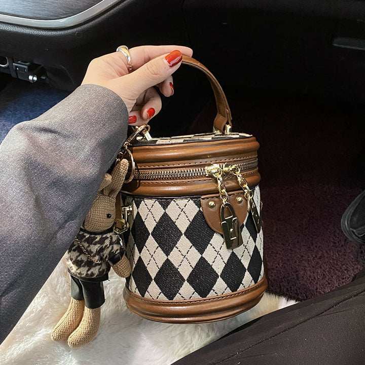 H&F Printed Textured Bag c