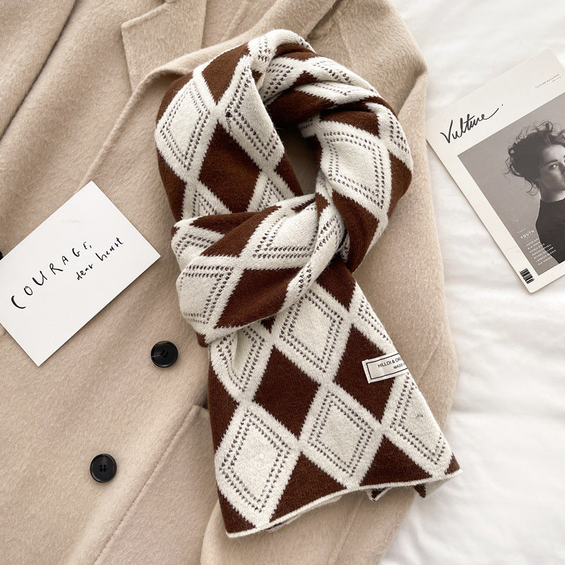 H&F Wool Scarf Camel c