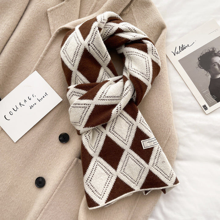 H&F Wool Scarf Camel c