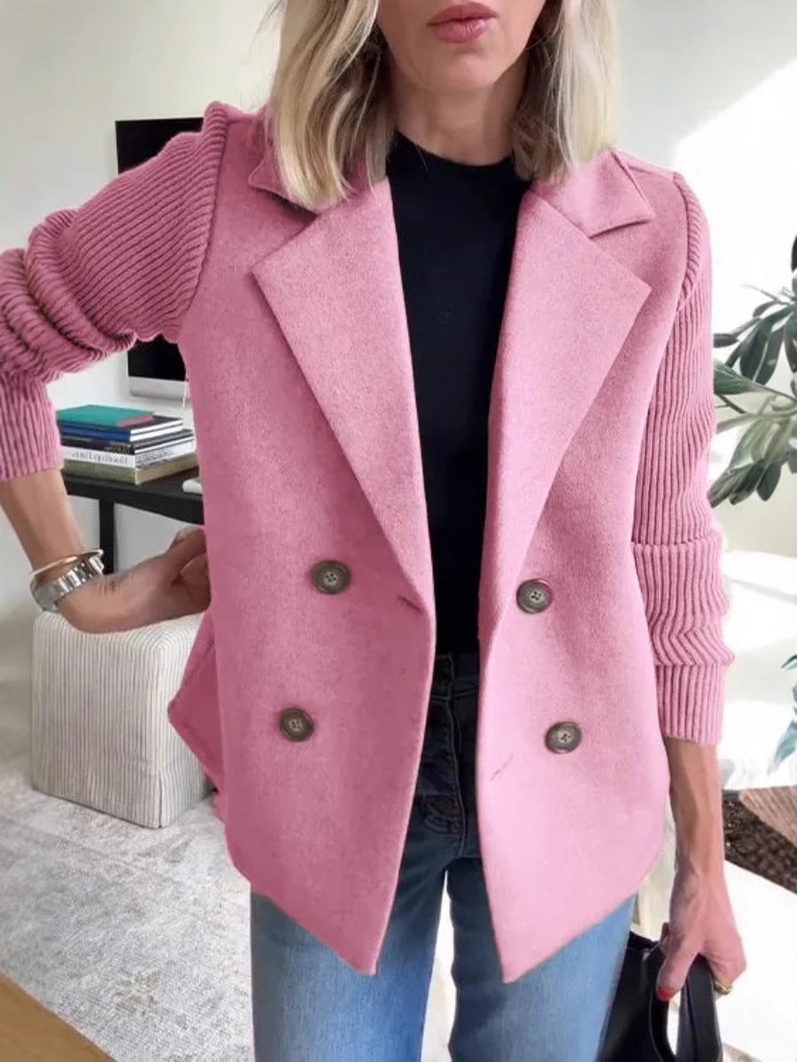 H&F Knitted Lapel Jacket c