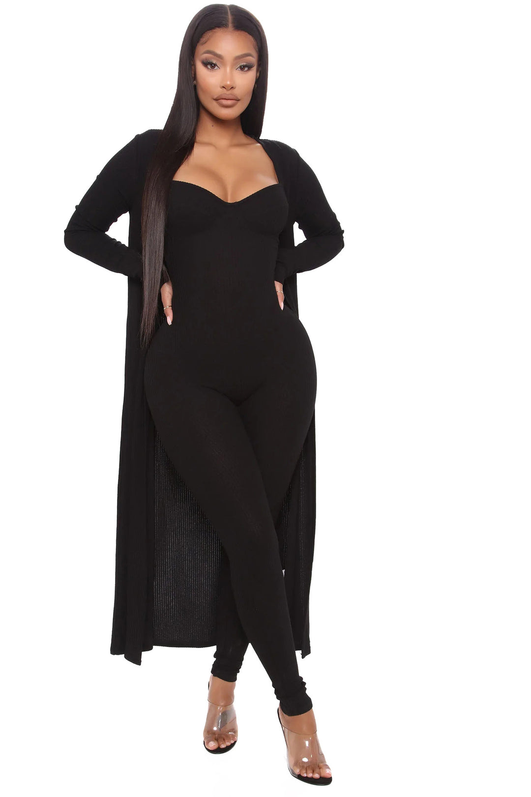 H&F Jumpsuit + Jacket c
