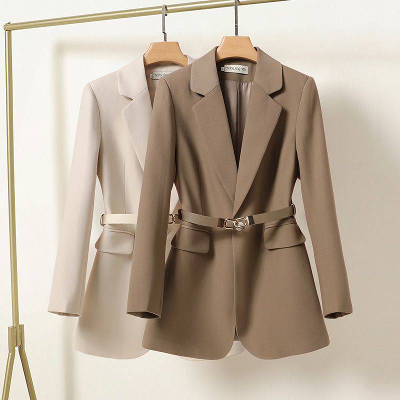 formal belt coat