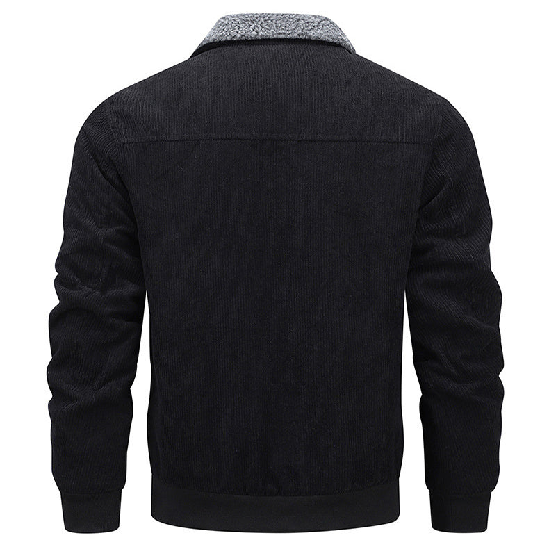 H&F Lapel Fleece Jacket c