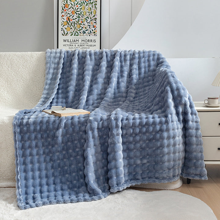 Bubble Flannel Air Conditioner Blanket ♡ Free Shipping
