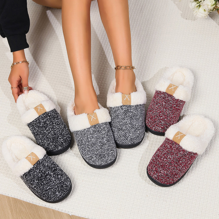 H&F Fluffy Cotton Slippers c