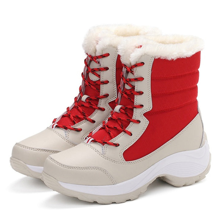 H&F Plush Ankle Snow Boots c