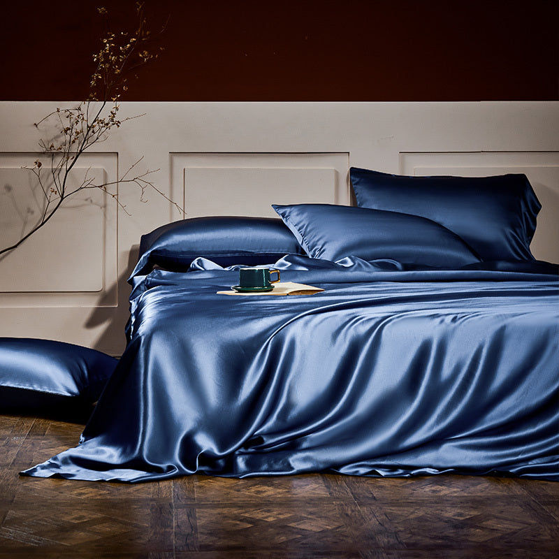 25-Pound Mulberry Silk Four-Piece Bedding Set