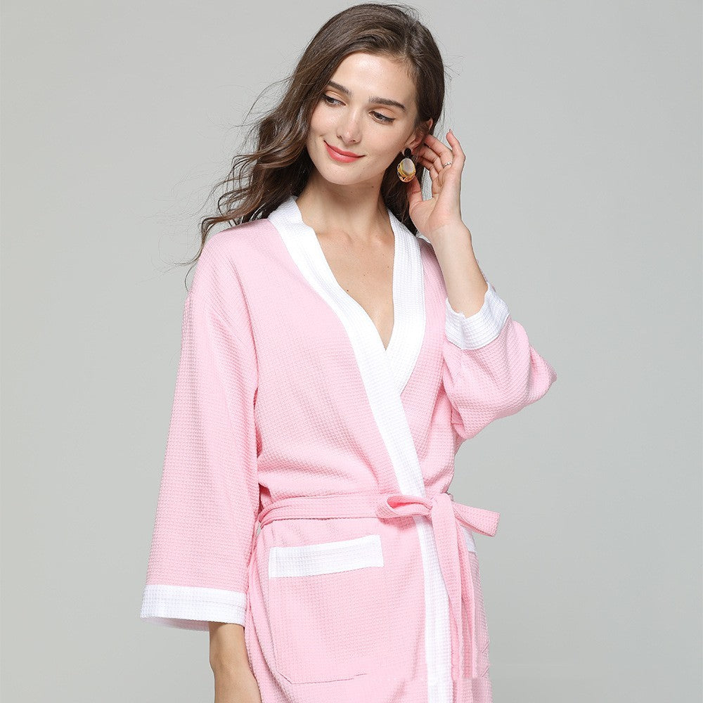 H&F Cotton Waffle Robe c