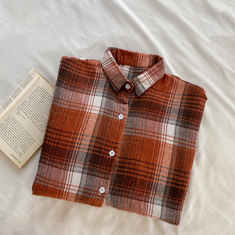 H&F Retro Plaid Shirt c