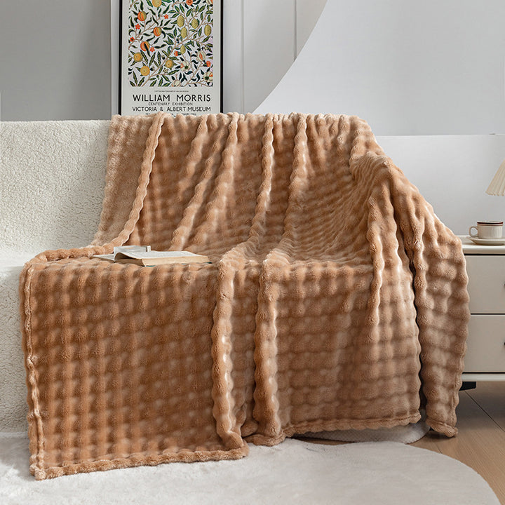 Bubble Flannel Air Conditioner Blanket ♡ Free Shipping
