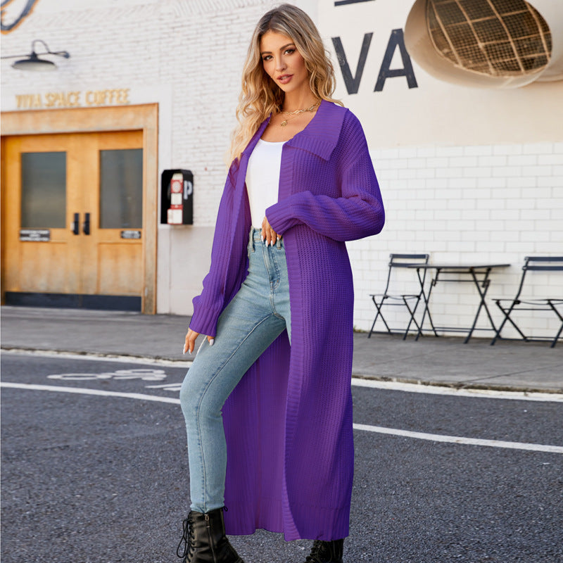 H&F Loose Polo Cardigan c