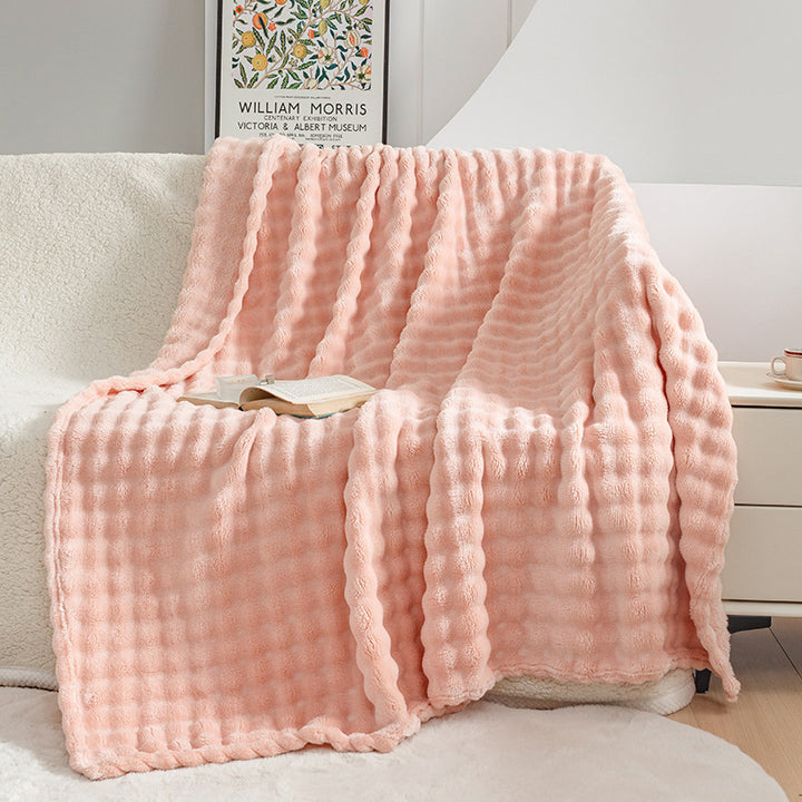Bubble Flannel Air Conditioner Blanket ♡ Free Shipping