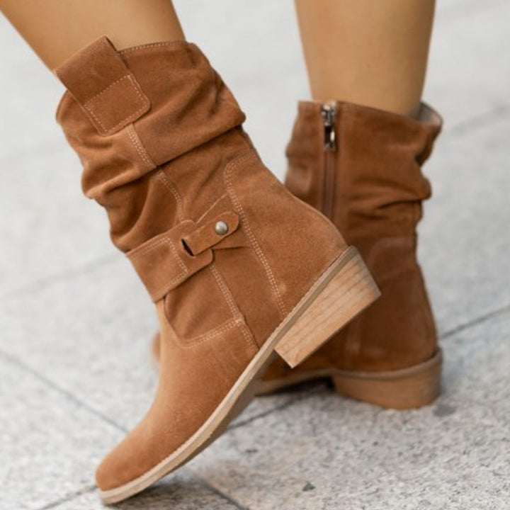 H&F Large Metal Round Boots c