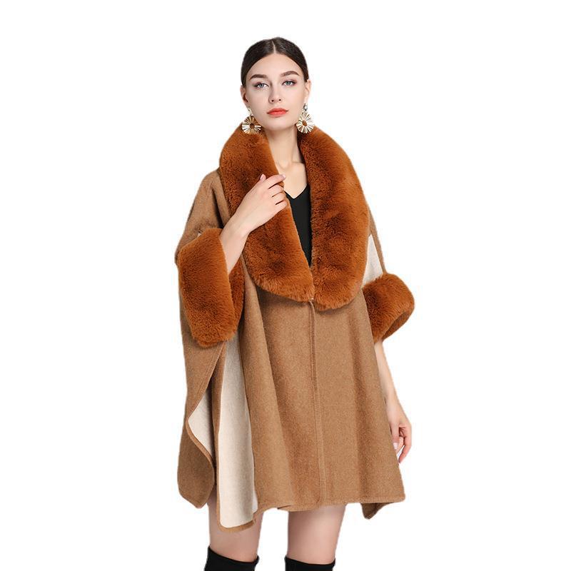 H&F Rabbit Fur Cape c