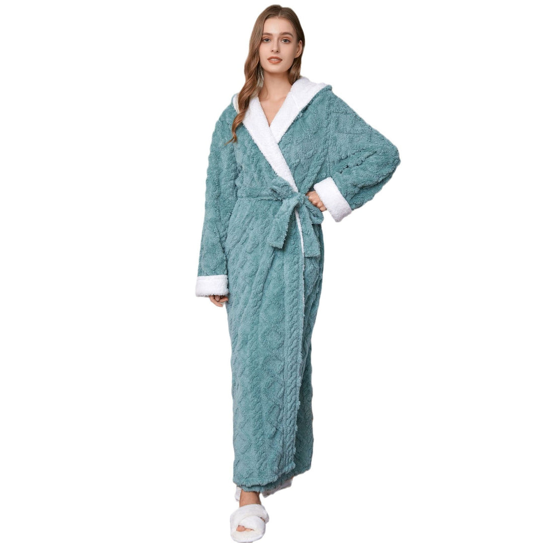 H&F Hooded Flannel Nightgown c