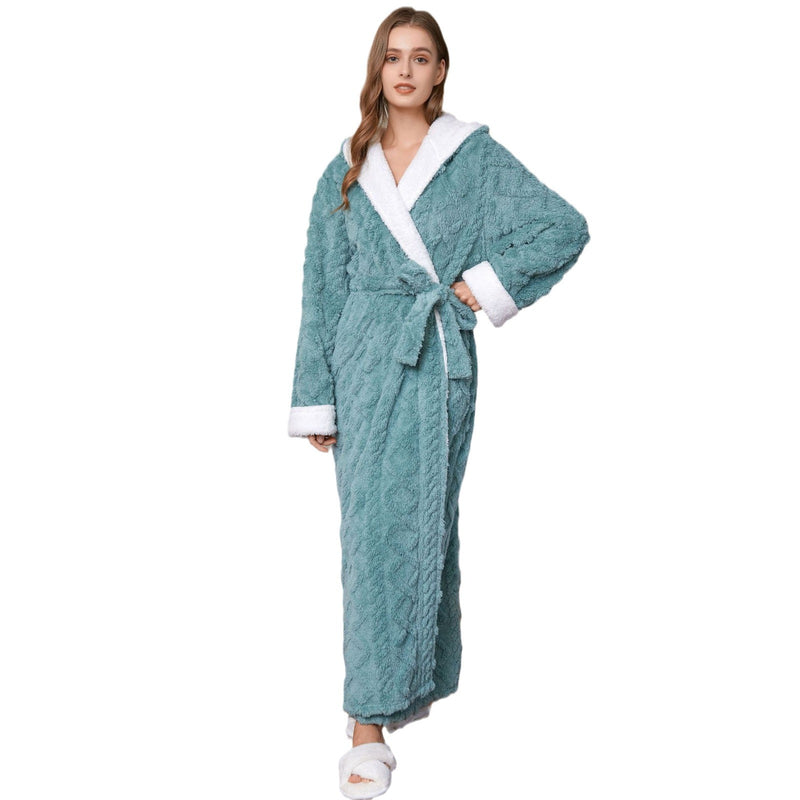 H&F Hooded Flannel Nightgown c
