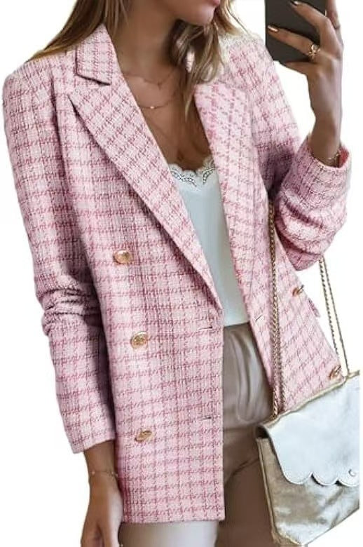 H&F Tweed Pocket Blazer c
