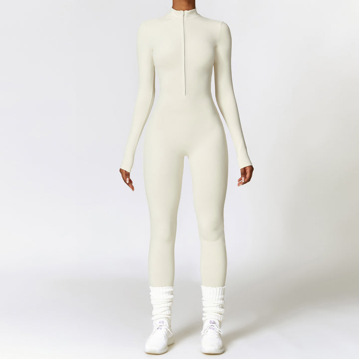 H&F Zipper Fitness Jumpsuit c