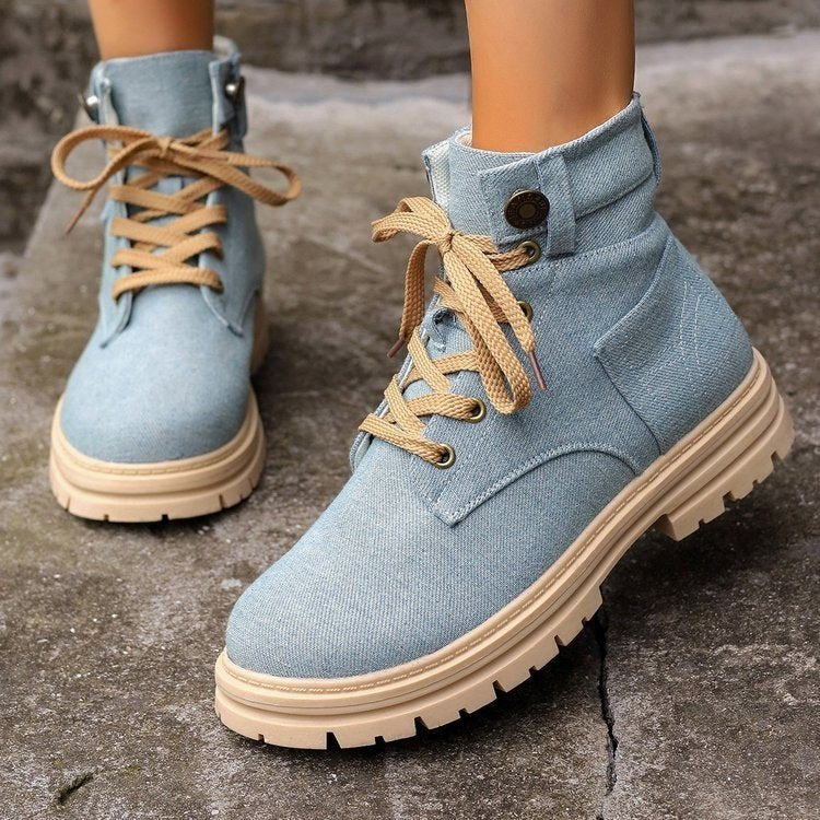 H&F Denim Cowboy Boots c