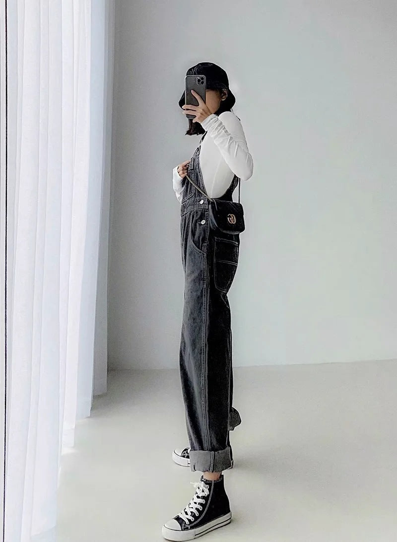H&F Retro Denim Overalls c