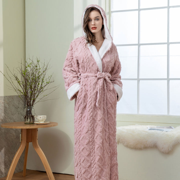 H&F Hooded Flannel Nightgown c