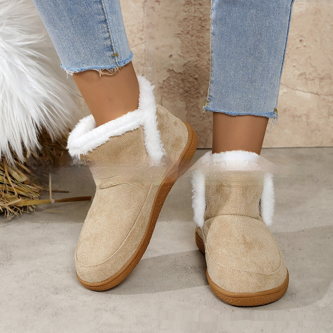 H&F Cotton-Padded Fleece Shoes c