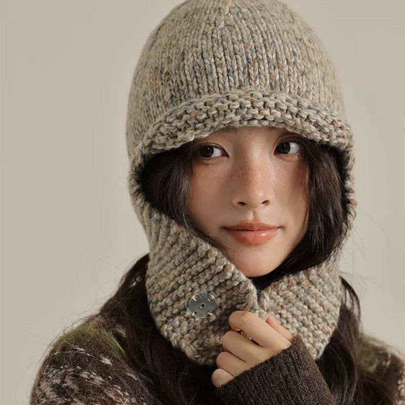 Knitted Earmuffs Hat
