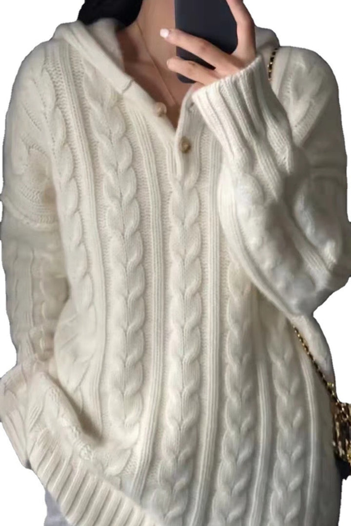 H&F Heavy Cashmere Hooded c