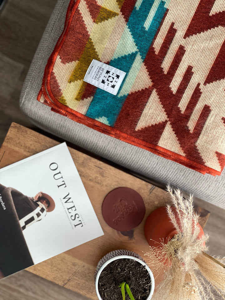 Canoa Blanket - Terracotta Sunrise