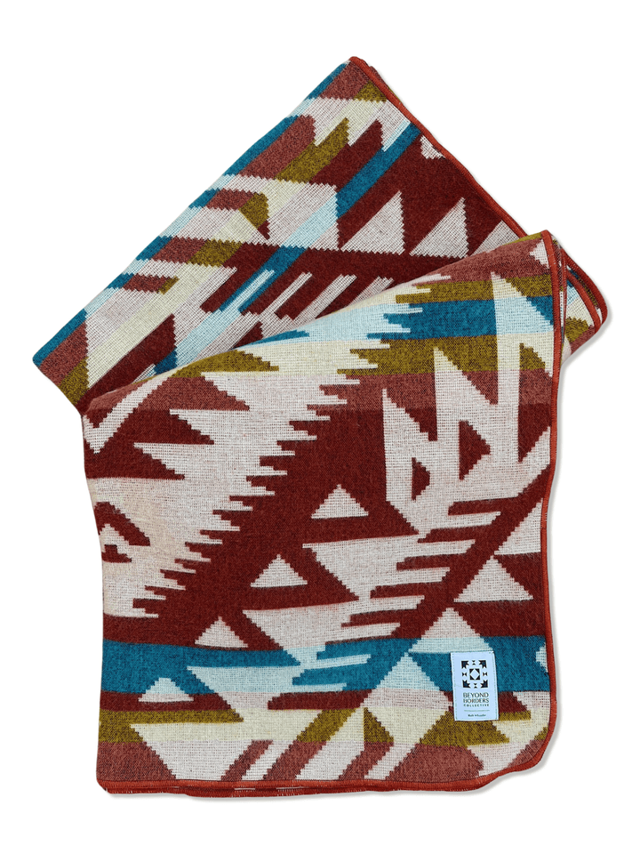 Canoa Blanket - Terracotta Sunrise