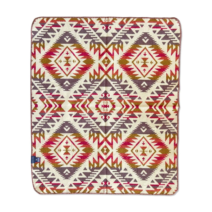 Canoa Baby Blanket - Warm Mahogany Sunset
