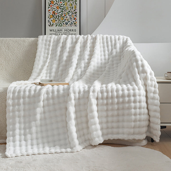 Bubble Flannel Air Conditioner Blanket ♡ Free Shipping