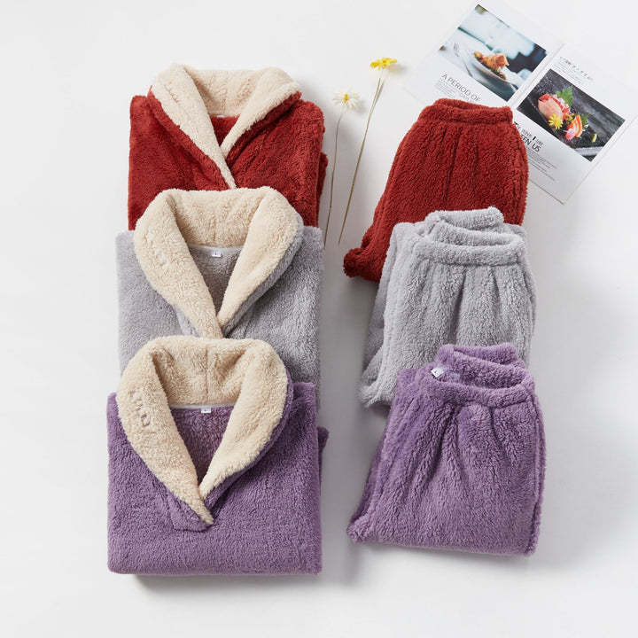 H&F Coral Fleece Pajamas c